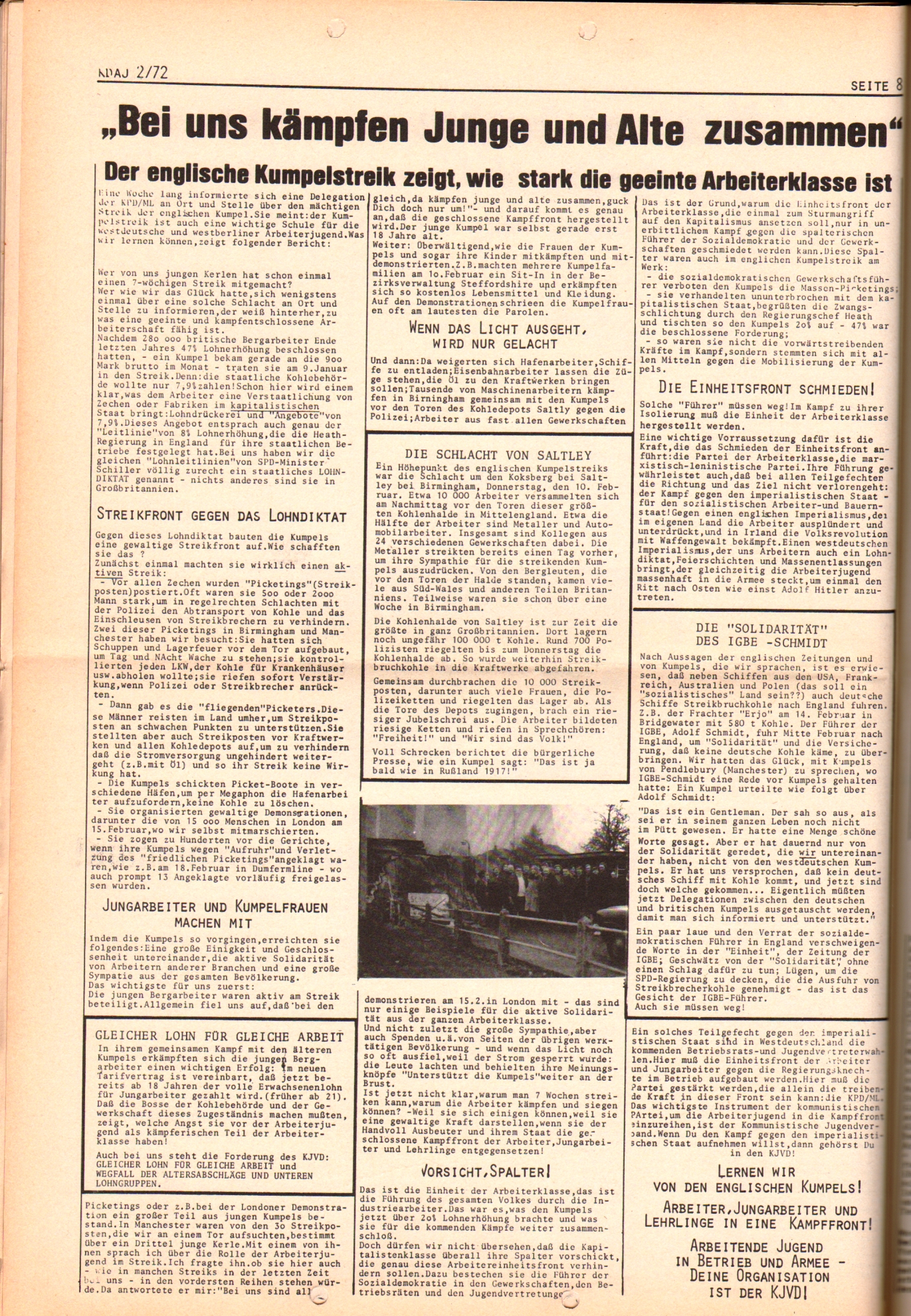 KDAJ, 3. Jg., März 1972, Nr. 2, Seite 8