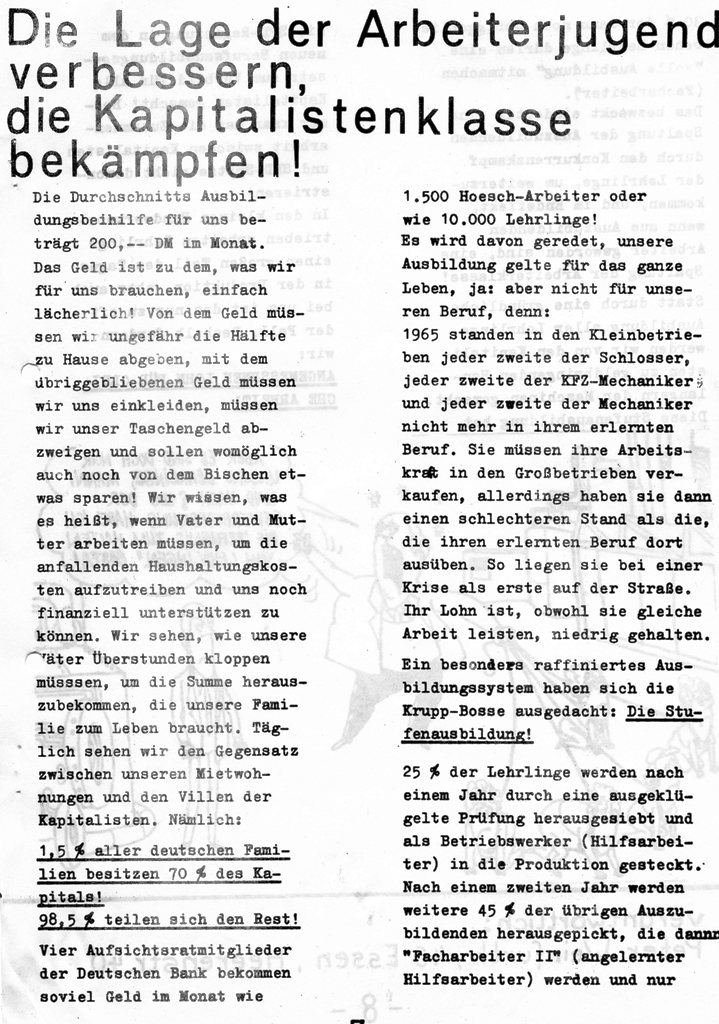 Roter Hütten_Arbeiter, Nr. 5, Sept. 1970, Seite 7