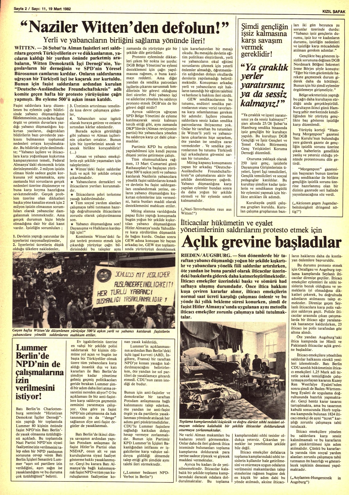 Roter Morgen, 16. Jg., 19. März  1982, Nr. 11, Seite 15