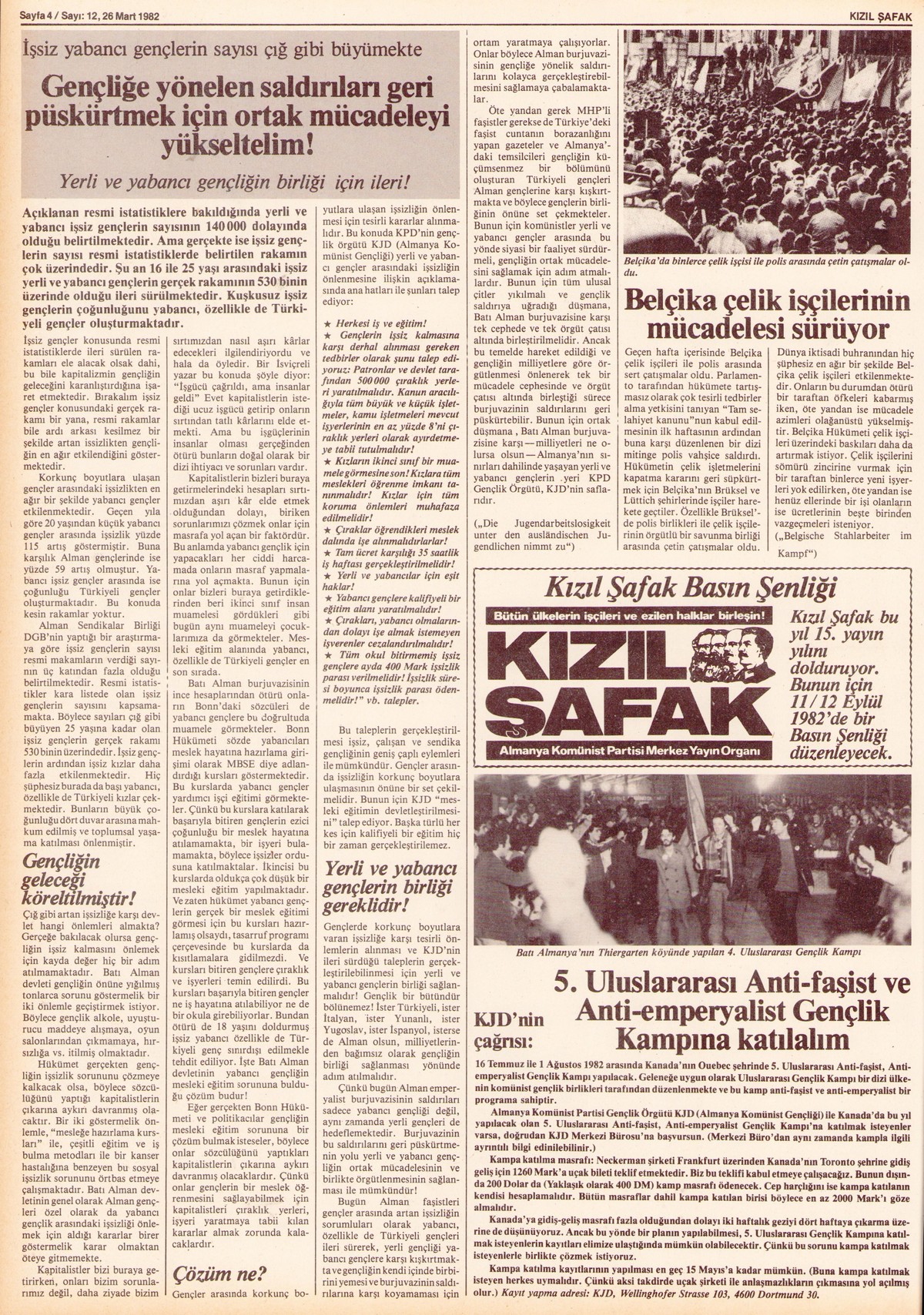 Roter Morgen, 16. Jg., 26. März  1982, Nr. 12, Seite 16