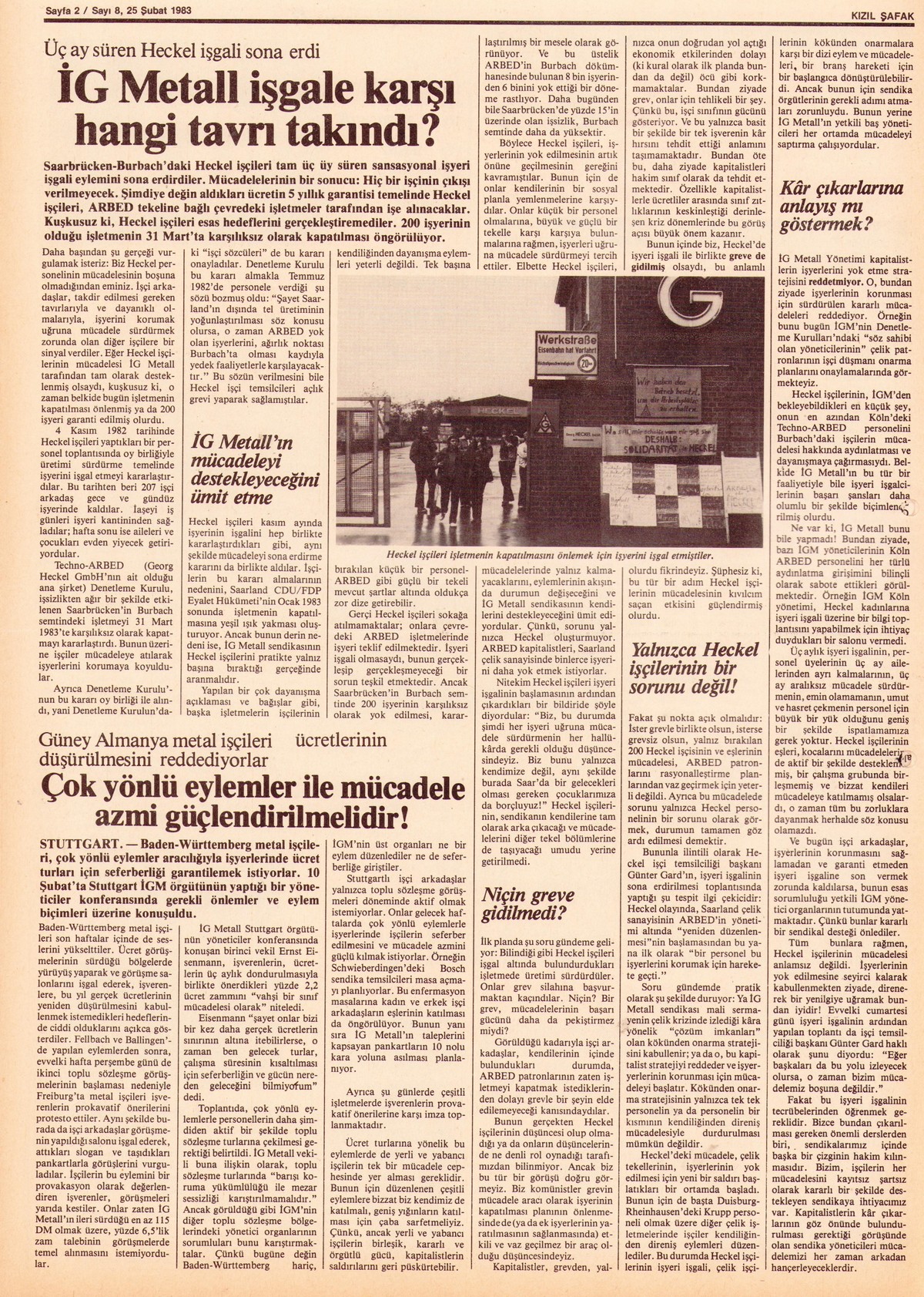 Roter Morgen, 17. Jg., 25. Februar  1983, Nr. 8, Seite 14