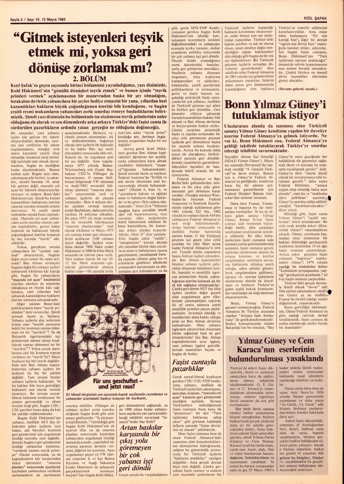 Roter Morgen, 17. Jg., 13. Mai 1983, Nr. 19, Seite 15