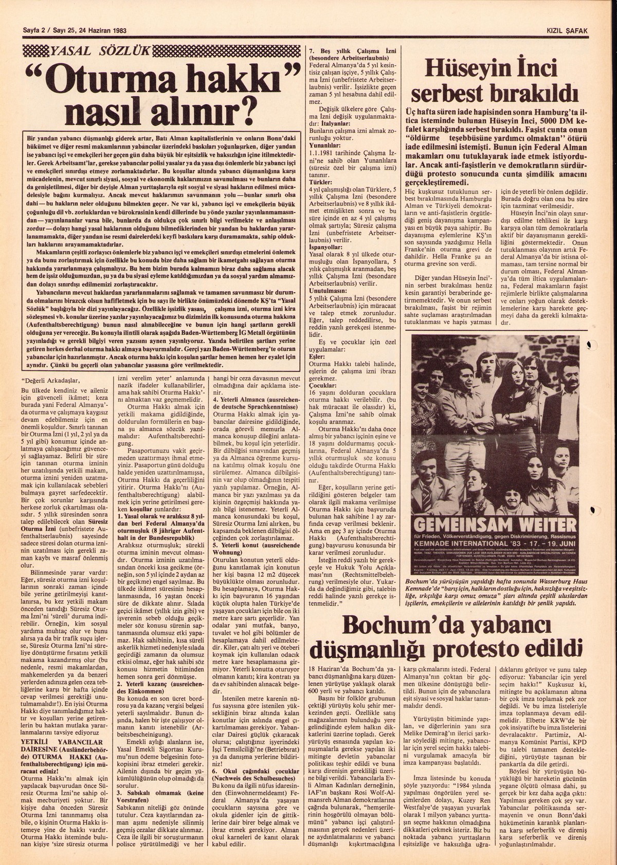 Roter Morgen, 17. Jg., 24. Juni 1983, Nr. 25, Seite 14