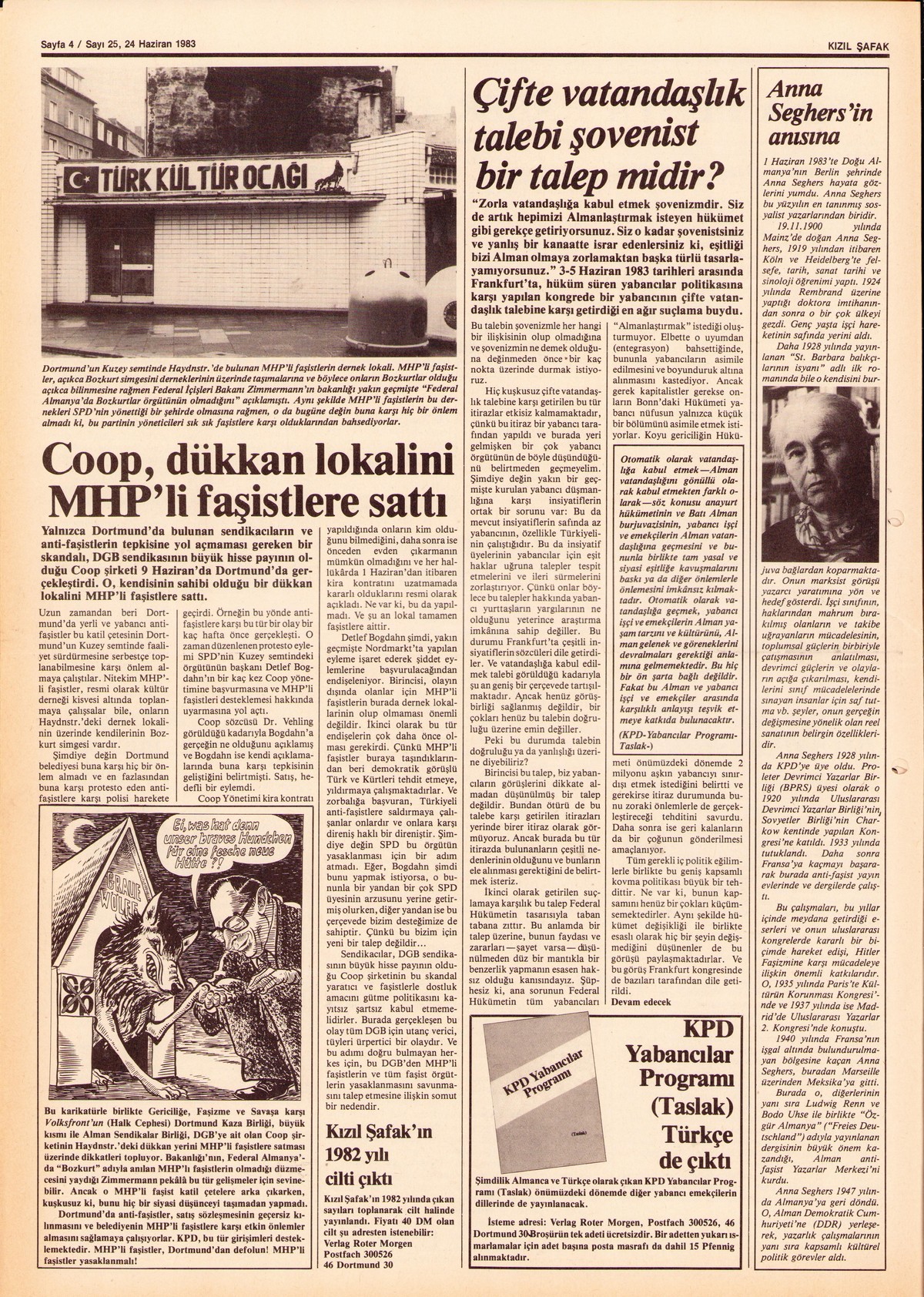 Roter Morgen, 17. Jg., 24. Juni 1983, Nr. 25, Seite 16
