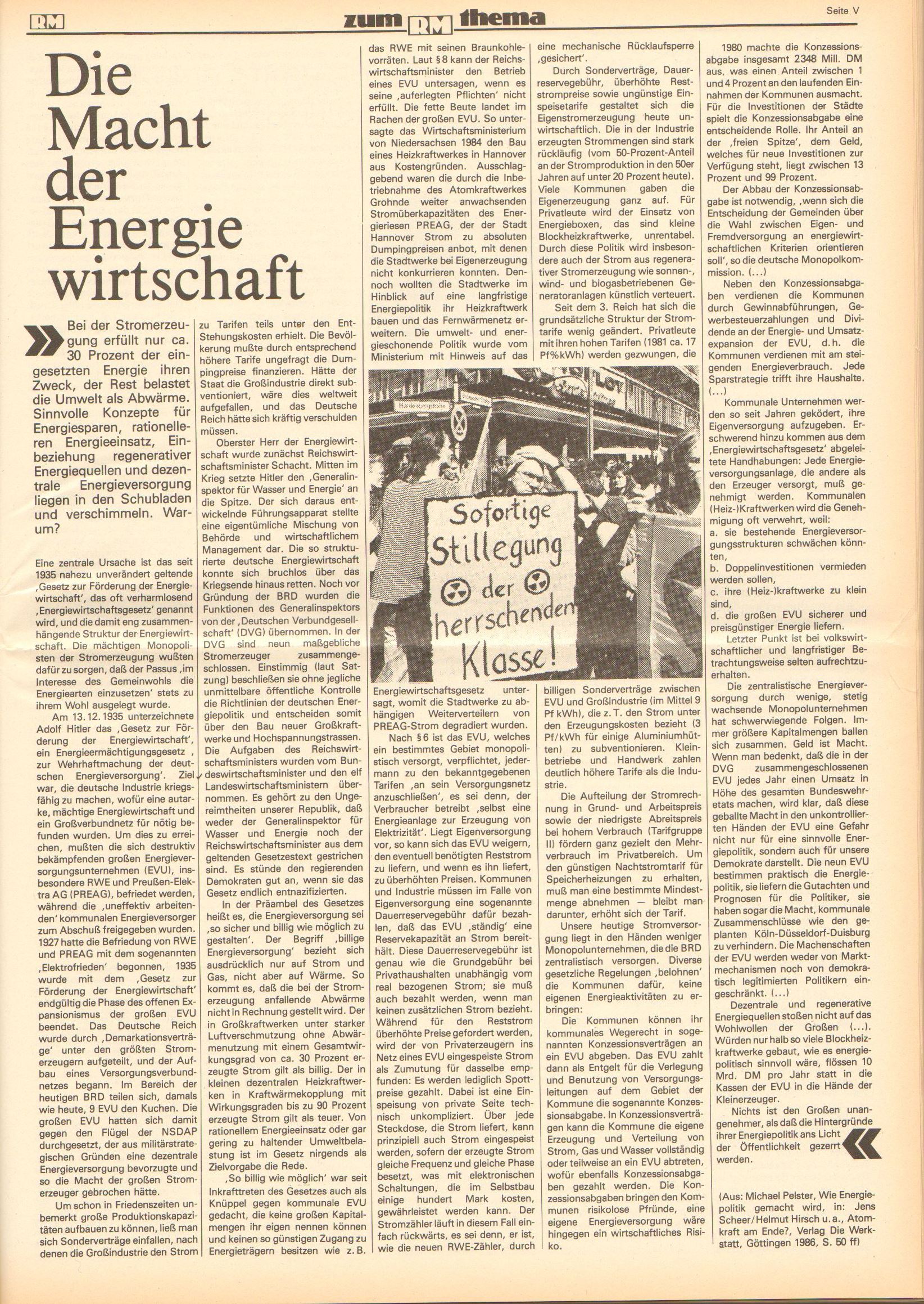 Roter Morgen, 20. Jg., 16. Mai 1986, Nr. 13, Seite 11