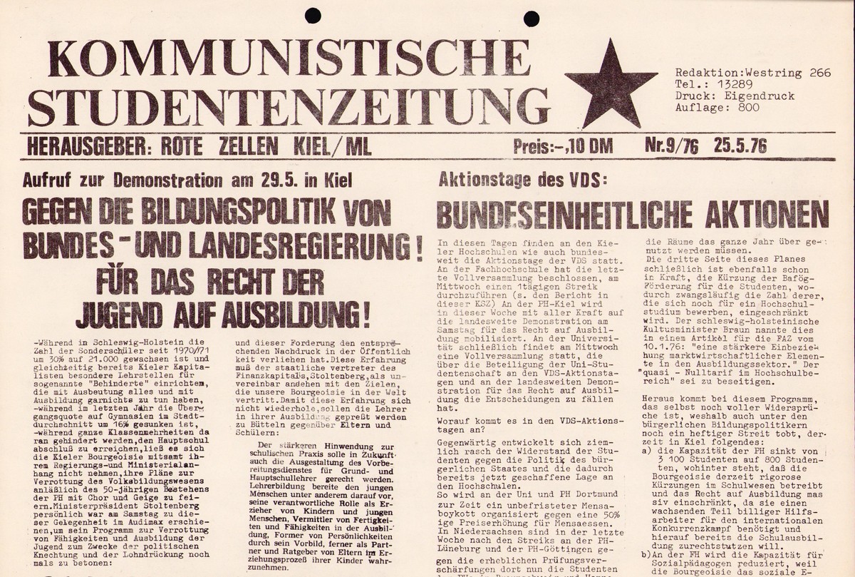 Kiel_VDS_RZ_Kommunistische_Studentenzeitung_19760525_001