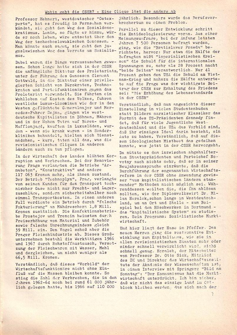Roter Morgen, 2. Jg., April 1968, Seite 7
