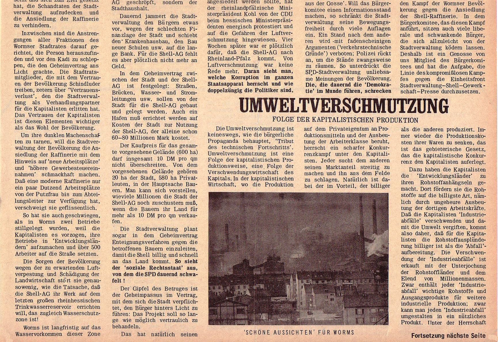 Roter Morgen, 5. Jg., 27. September 1971, Nr. 10, Seite 3b