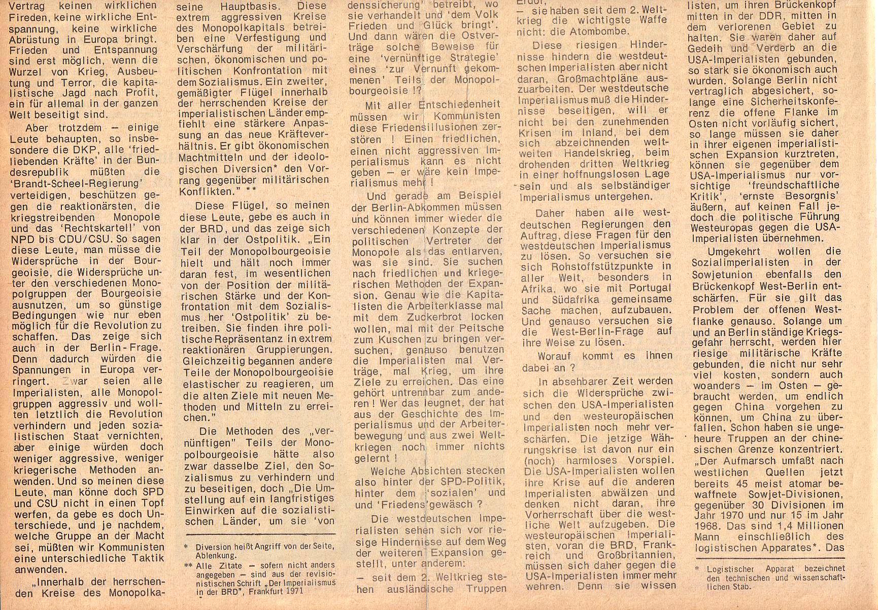 Roter Morgen, 5. Jg., 25. Oktober 1971, Nr. 12, Seite 6b
