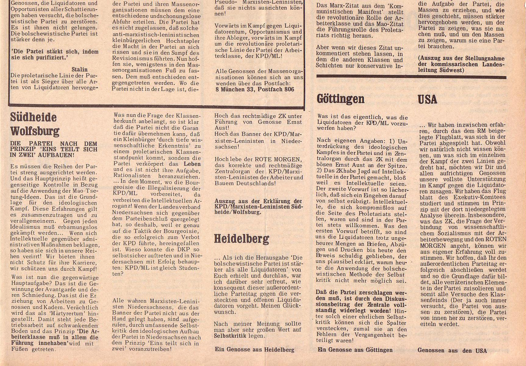 Roter Morgen, 6. Jg., 17. Januar 1972, Nr. 1/2, Seite 7b