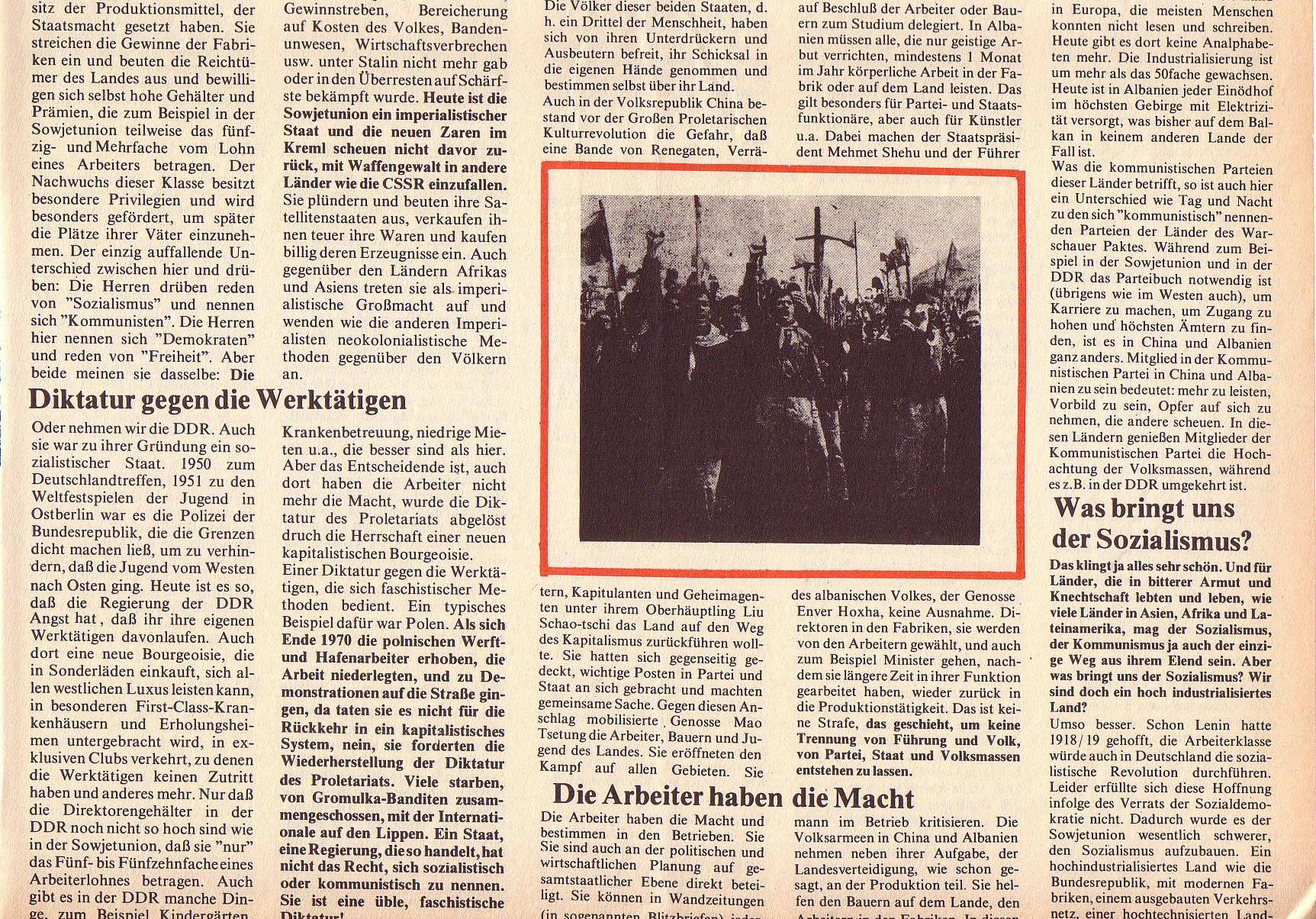 Roter Morgen, 6. Jg., Mai 1972, Sonderausgabe, Seite 5b