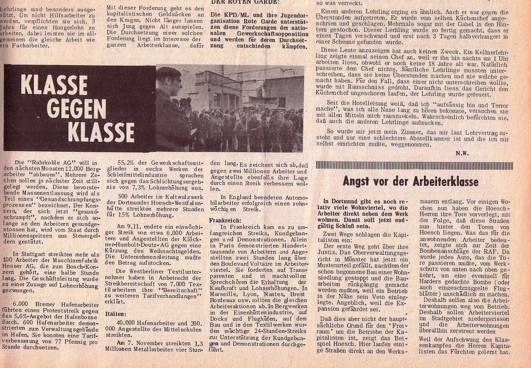 Roter Morgen, 6. Jg., 20. November 1972, Nr. 23, Seite 3b
