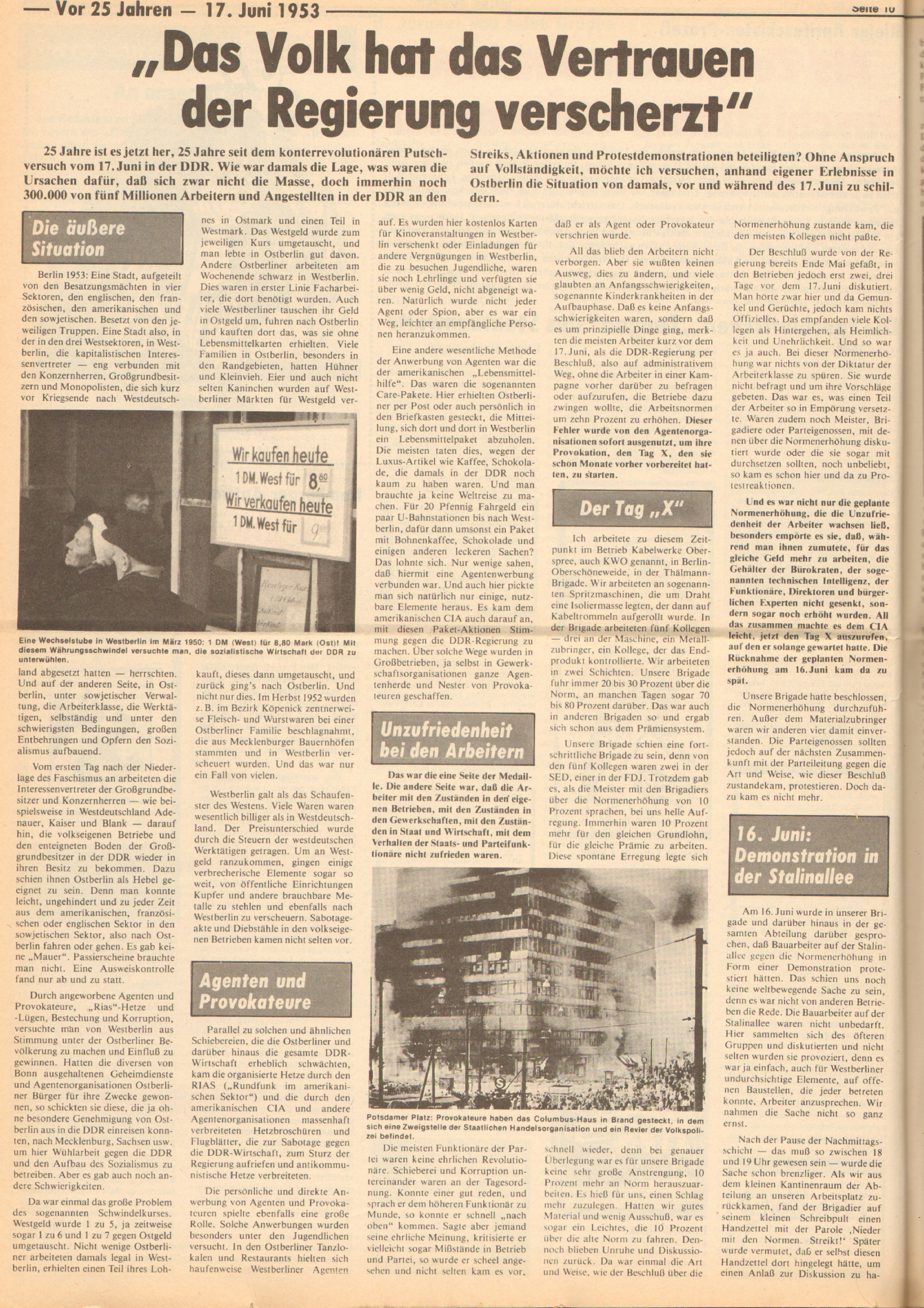 Roter Morgen, 12. Jg., 16. Juni 1978, Nr. 24, Seite 10