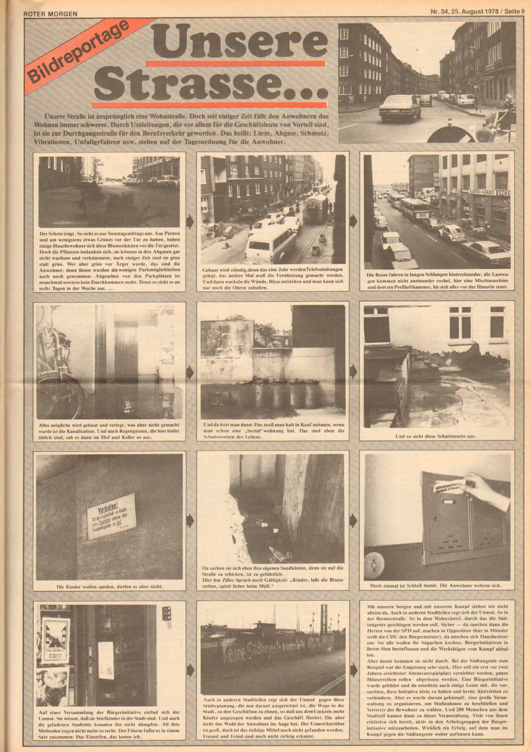 Roter Morgen, 12. Jg., 25. August 1978, Nr. 34, Seite 9